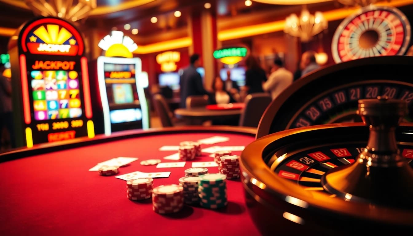 Exciting online gambling scene at i9bet featuring dynamic poker, roulette, and slot games