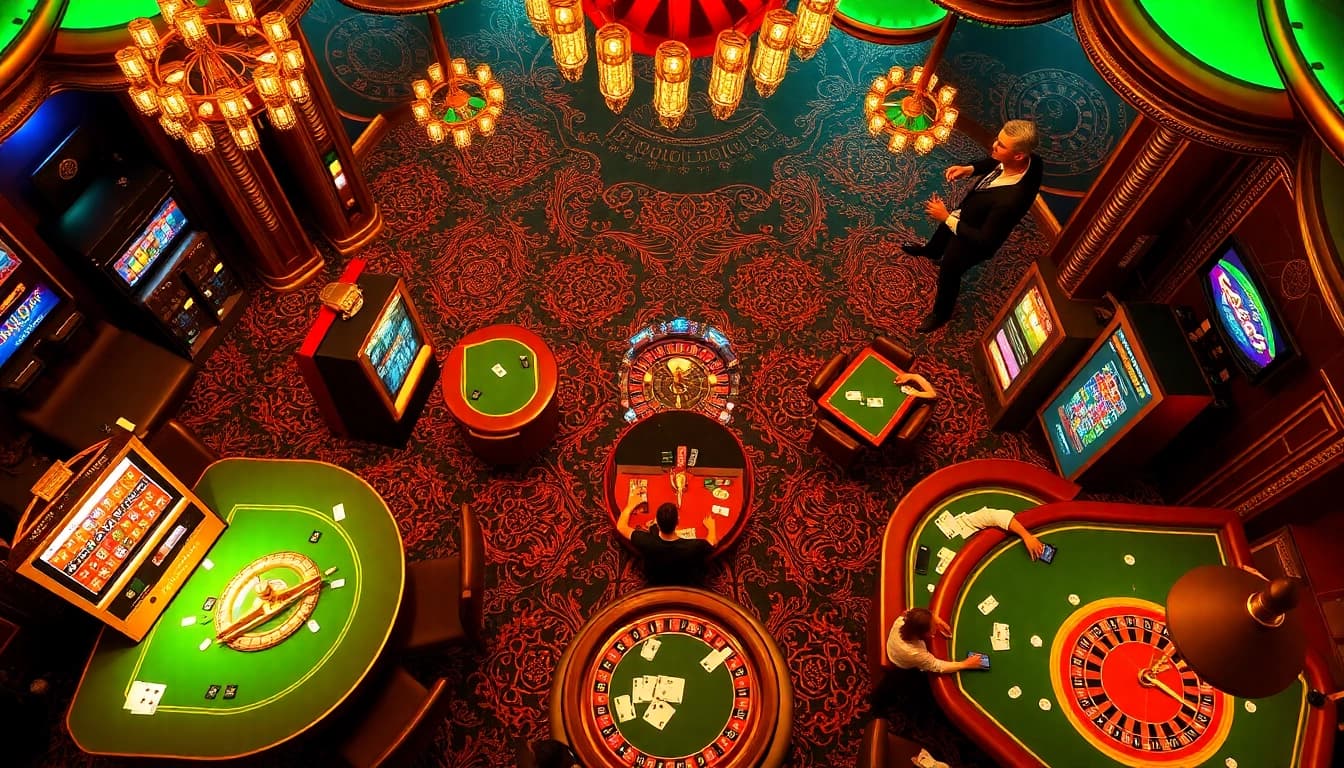 Engage with the exciting world of online casinos through the Mag Login interface, featuring vibrant casino elements.
