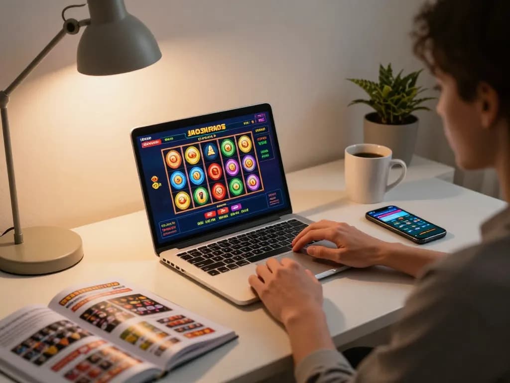 Experience thrilling slot gaming at nk88mvp with vibrant online casino setup, showcasing screens and strategies.