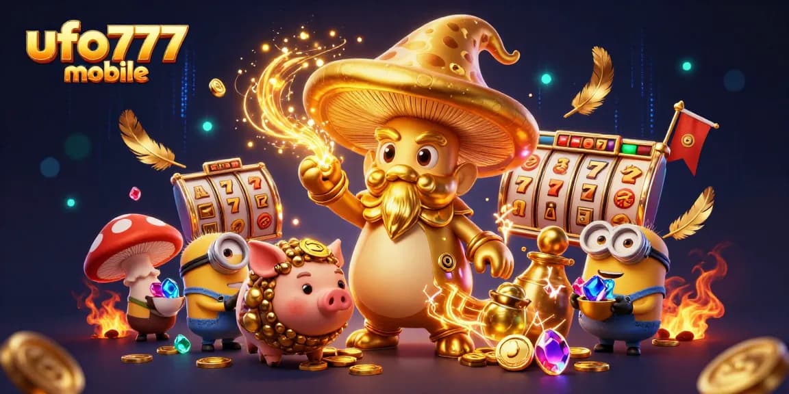 Engage with ufo777 mobile's exciting gaming experience featuring vibrant casino elements and dynamic characters.