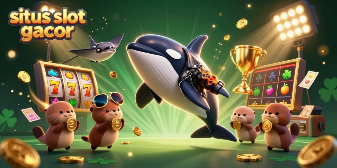 Experience thrilling gameplay at situs slot gacor with vibrant characters and dynamic action illustrating slot games.