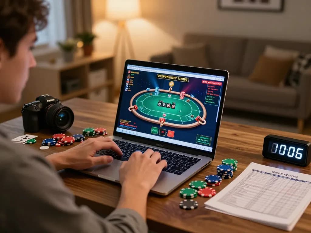 Engaging with viral88 poker games online while managing finances responsibly.