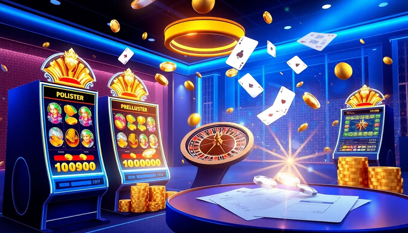Players enjoying online gambling at luxury138 with exciting slot machines and roulette.
