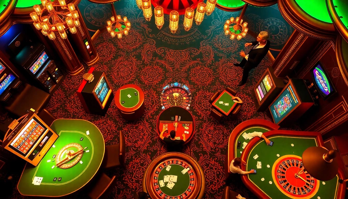 Engage with the exciting world of online casinos through the Mag Login interface, featuring vibrant casino elements.