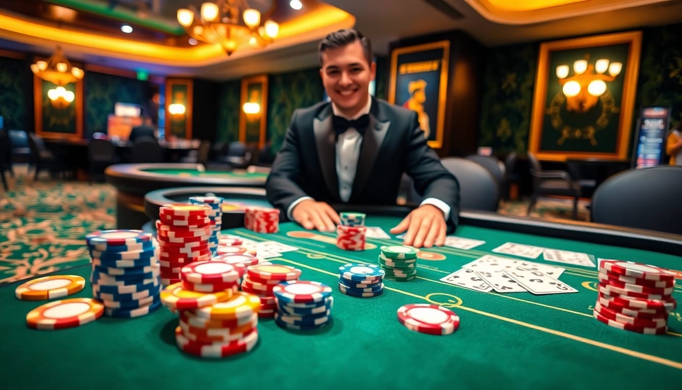 Experience as38 withdraw cepat 24 jam at a vibrant casino table with engaging games.