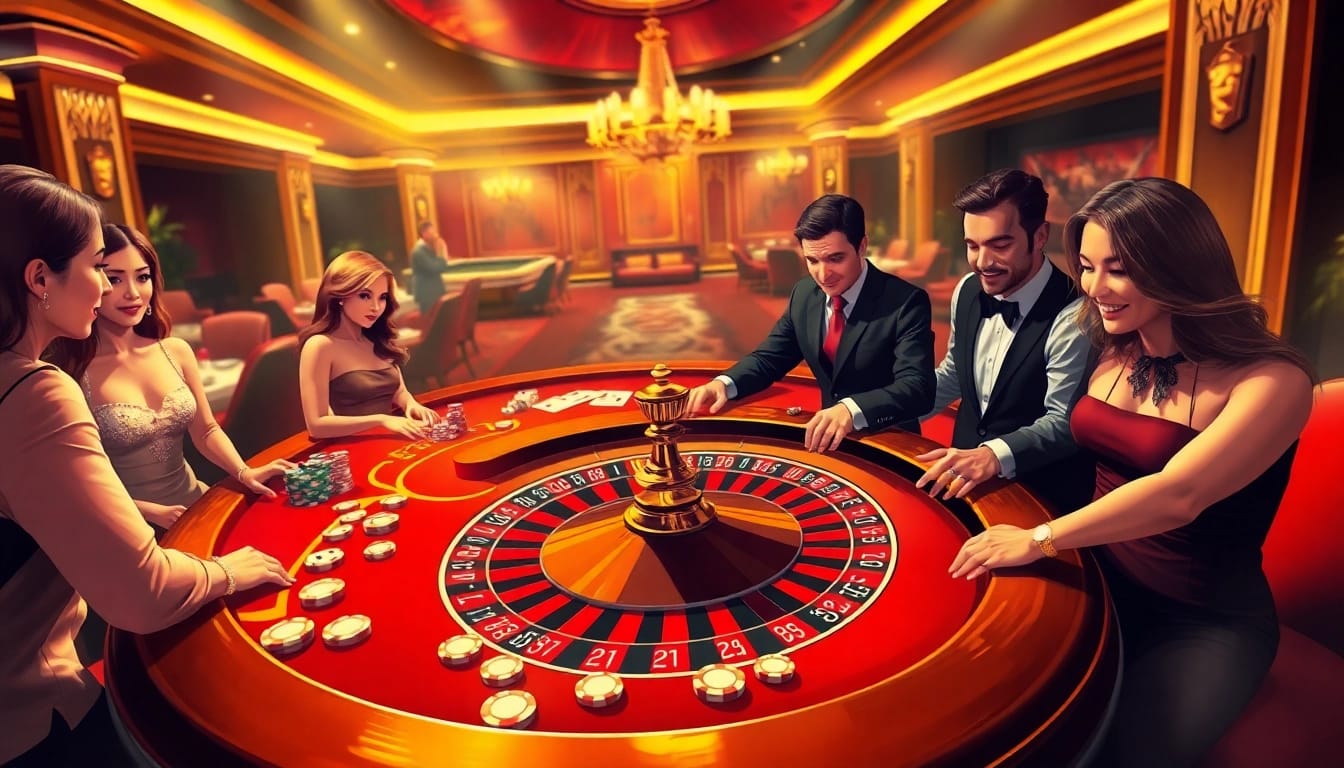 Eager players at a roulette table highlighting the excitement of https://asisco.ae.org/ casino gaming.
