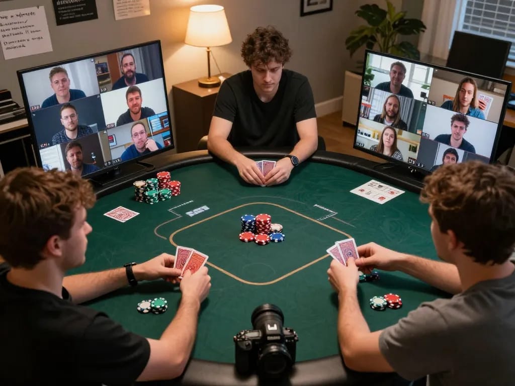 3win actor showcasing an engaging online poker game with players strategically betting and enjoying the atmosphere.