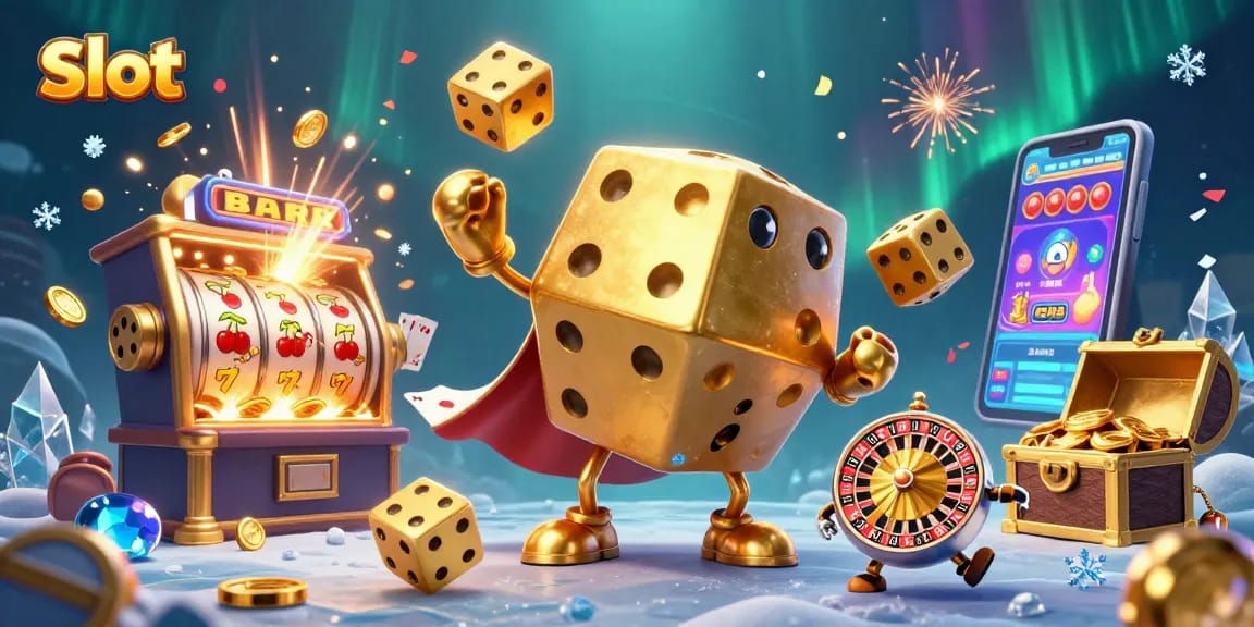 Slot gacor dengan jackpot terbesar dalam ilustrasi kasino yang penuh warna.