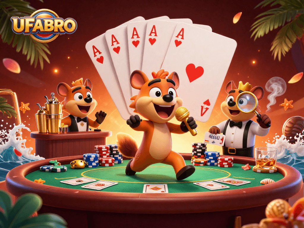 Experience UFABRO with hyenas at a comedy casino club, blending games and humor.