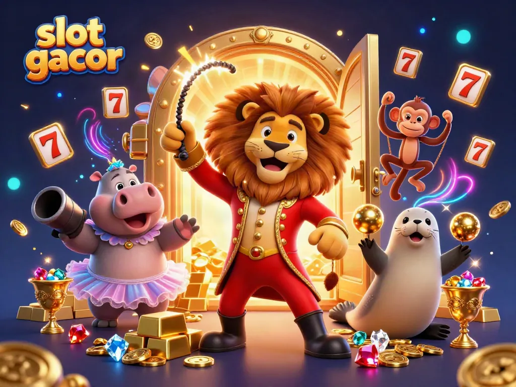 Experience the excitement of slot gacor with vibrant characters and dynamic game elements.