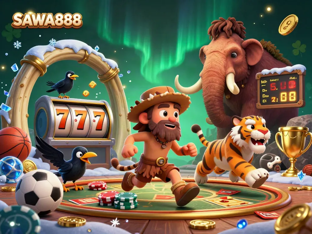 Engage with exciting slots and casino action in the vibrant SAWA888 prehistoric gambling scene.