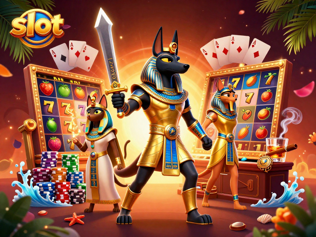 Spin the slot with vibrant reels and characters depicting winning combinations.