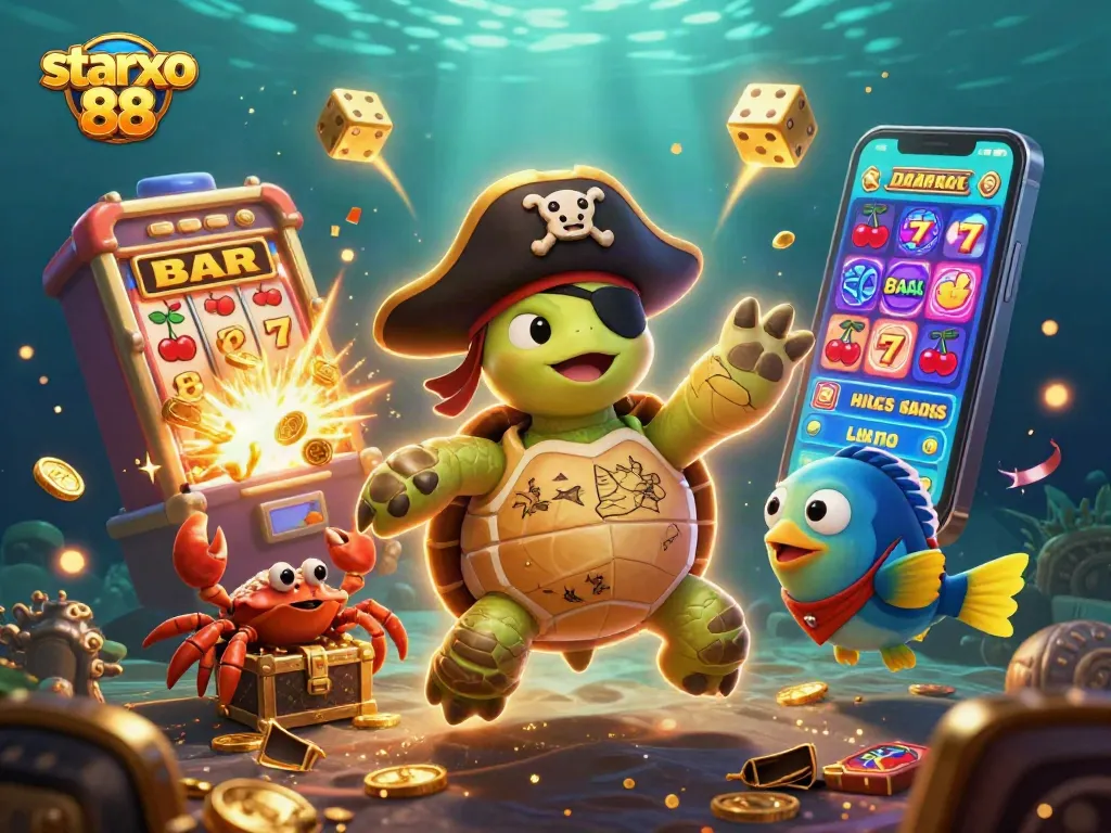 Engage in thrilling gameplay with starxo 88, featuring vibrant characters and exciting casino elements.