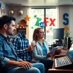 Engaging scene of online Betting enthusiasts strategizing with live odds in a modern setting.