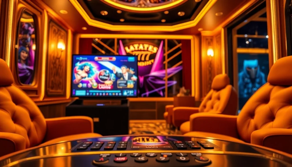 Rasakan keseruan dengan permainan luxury777 game di ruang gaming yang mewah.