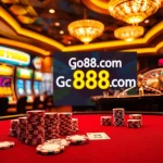 Engage with thrilling gameplay at go 88 com, featuring luxurious poker tables and vibrant slot machines.