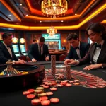 Kubet gaming scene featuring players at a roulette table in a luxurious casino atmosphere.
