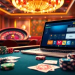 Experience the thrill of playing rikvip with vibrant poker chips and elegant casino features.