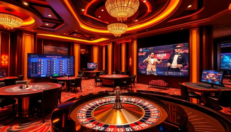 Experience top-tier online gambling at Trang chủ mmoo with vibrant casino visuals and engaging gaming setups.