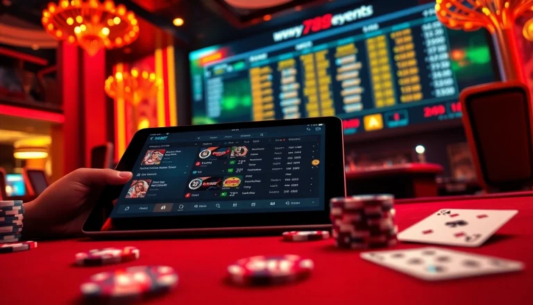 Engaging online betting scene at 789bet.events showcasing digital gaming excitement.