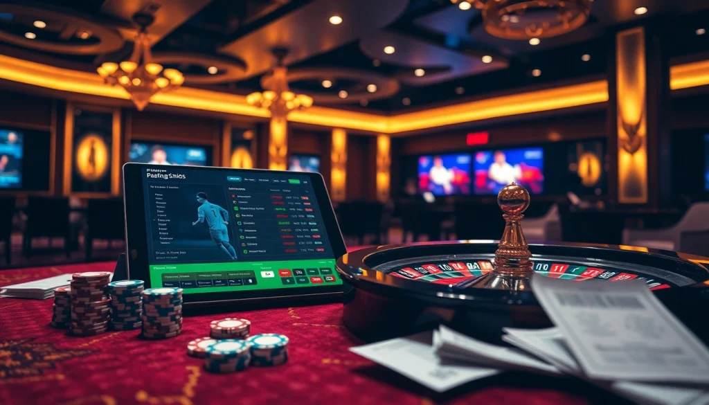 Experience thrilling kèo bóng đá betting at a luxurious casino with action-packed odds and a vibrant atmosphere.