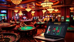 Players placed their bets at the luxury casino, featuring roulette and blackjack tables, and promoting https://kk55.fit/.