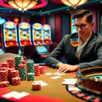 Engaged players strategizing their bets at a luxurious casino, showcasing bancadoithuong.
