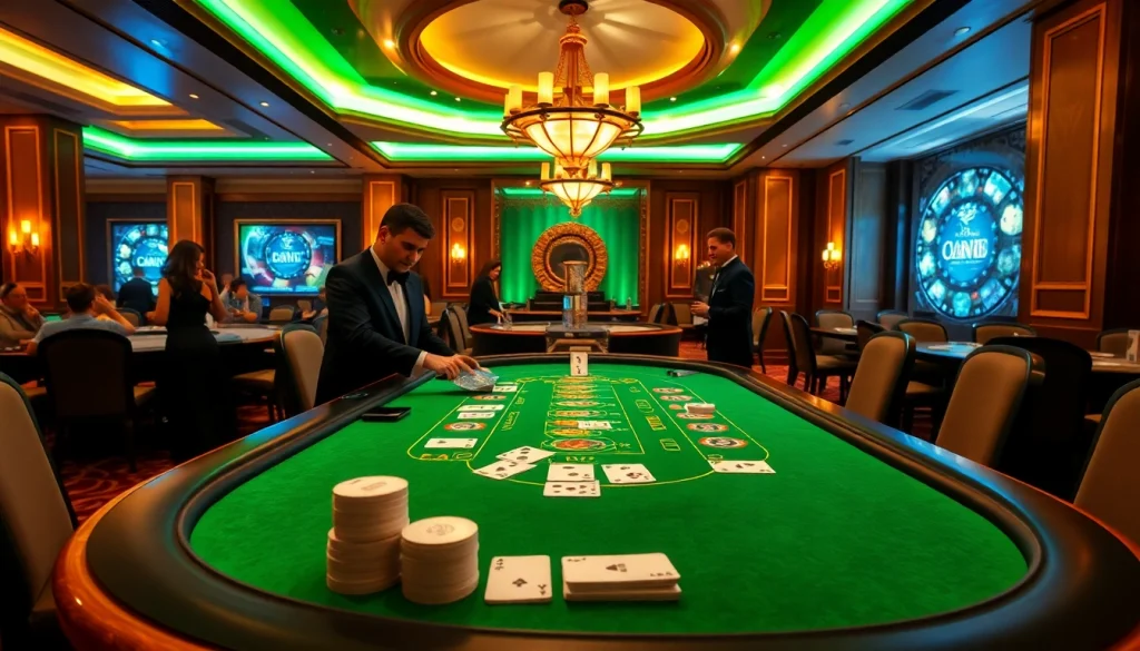 안전하고 흥미로운 에볼루션 바카라 게임을 즐기는 플레이어와 딜러의 모습.