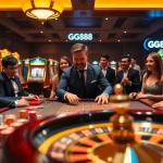 Engaging players at the GG88 gaming table with dynamic slot machines and vibrant atmosphere.