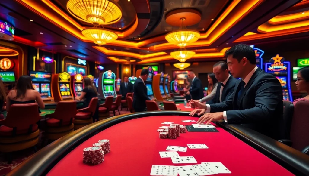 Engage in thrilling gameplay at https://slvip1.com.ph/ featuring poker, slots, and luxurious casino environments.