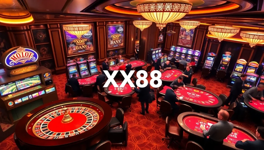 Experience thrilling gambling at XX88 with vibrant casino games and engaging players.