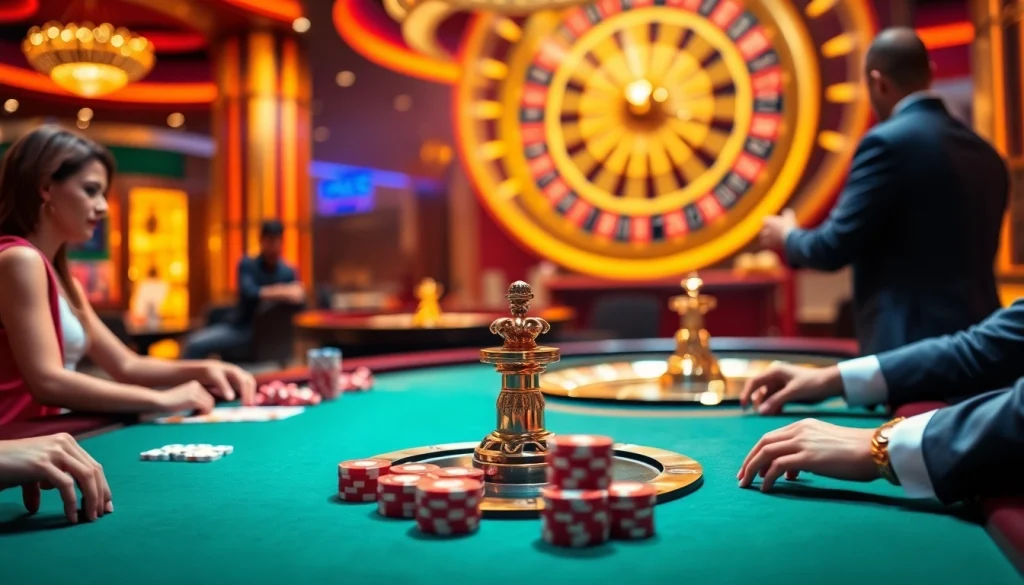 Experience the thrill of gaming at 88i com with vibrant casino activities featuring poker and roulette.