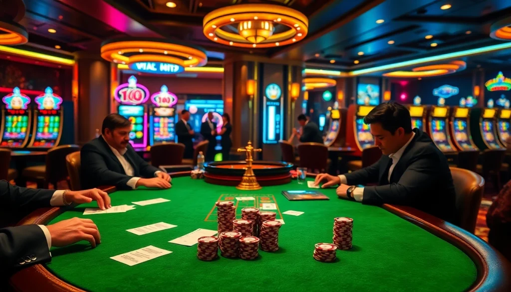 Experience exciting betting moments at https://ok8386.sh/ with a high-stakes poker game ambiance.
