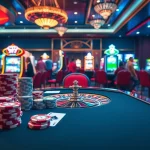 Experience the allure of 79king in a luxurious casino setting with vibrant gaming elements.