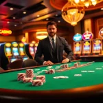 Play and win at สมัคร MK8, featuring exciting poker tables and vibrant casino elements.