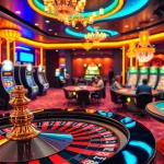 PHTAYA excels in online gaming with vibrant slot machines and roulette in an exciting casino environment.