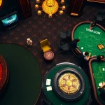 Experience the excitement of casino gaming at TR88.COM with players enjoying high-stakes poker.