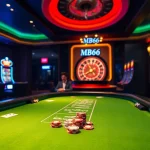 Engage in thrilling poker games at MB66's sophisticated online casino.