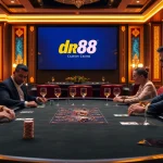 Experience high-stakes gaming at nhà cái dr88 with an elegant poker scene full of anticipation.