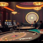 Experience the excitement of 79king's casino, showcasing vibrant slot machines and poker tables.