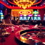 Engaged players celebrate wins at an IDNSLOT gambling table, capturing the essence of excitement.