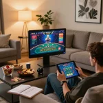 Engaging online gaming setup for ggdewa777 with a focus on strategy and comfort.
