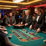 Experience the thrill of 98wincom betting at an exciting roulette table in a vibrant casino