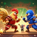 Engage in intense rooster battles at NEW88, showcasing dynamic fighting elements and thrilling action.