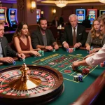 Experience the thrill of roulette betting at 33win casino with players engaged in action.