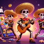 Experience thrilling action at Us Casino Malaysia with vibrant slot games and immersive mariachi band.