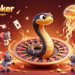 Dewapoker link alternatif login energizes gameplay with cosmic characters and vivid casino elements.