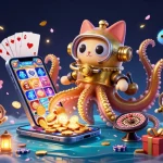 Chơi tại fun88 kyc với hình ảnh độc đáo của một con kraken và nhiều trò chơi cá cược hấp dẫn.