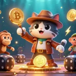 Engage with Jai Club's thrilling gameplay, featuring a cat and monkey uncovering hidden casino treasures.