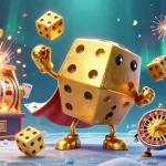 Slot gacor dengan jackpot terbesar dalam ilustrasi kasino yang penuh warna.